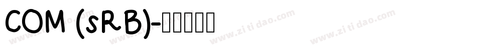 COM (sRB)字体转换